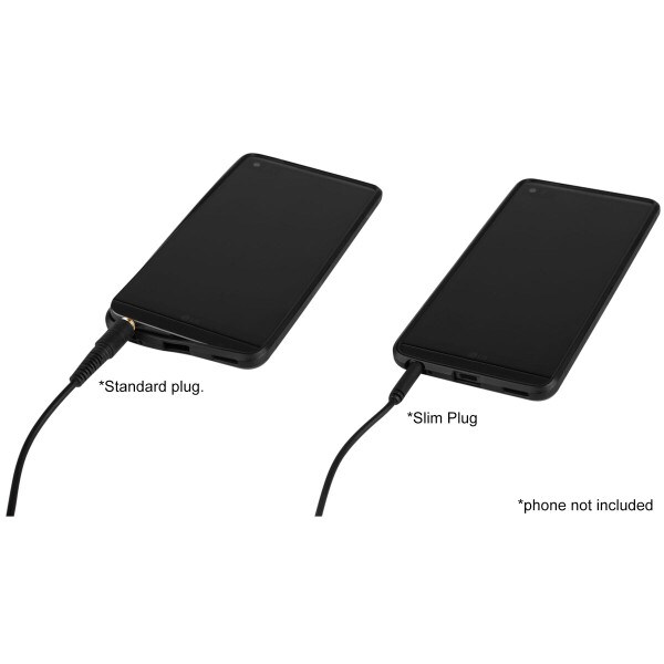 Main product image for 3.5mm Male to Male Slim-Plug Shielded Audio Cab 240-053